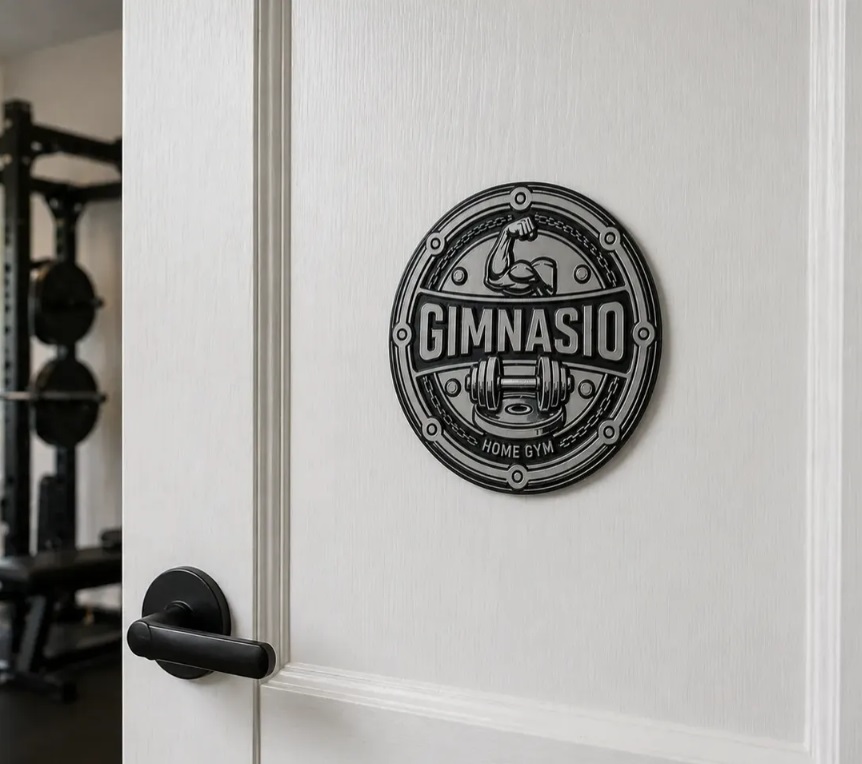 Cartel Gimnasio 2 3D